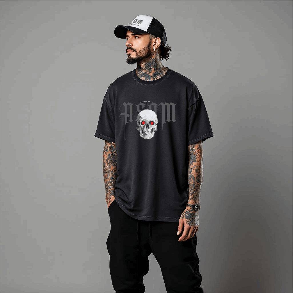 Black & White ASOM Trucker Cap