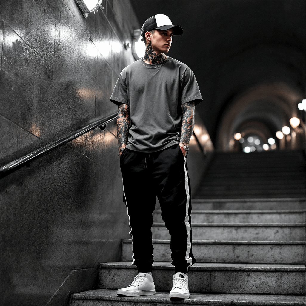 Black & White ASOM Trucker Cap