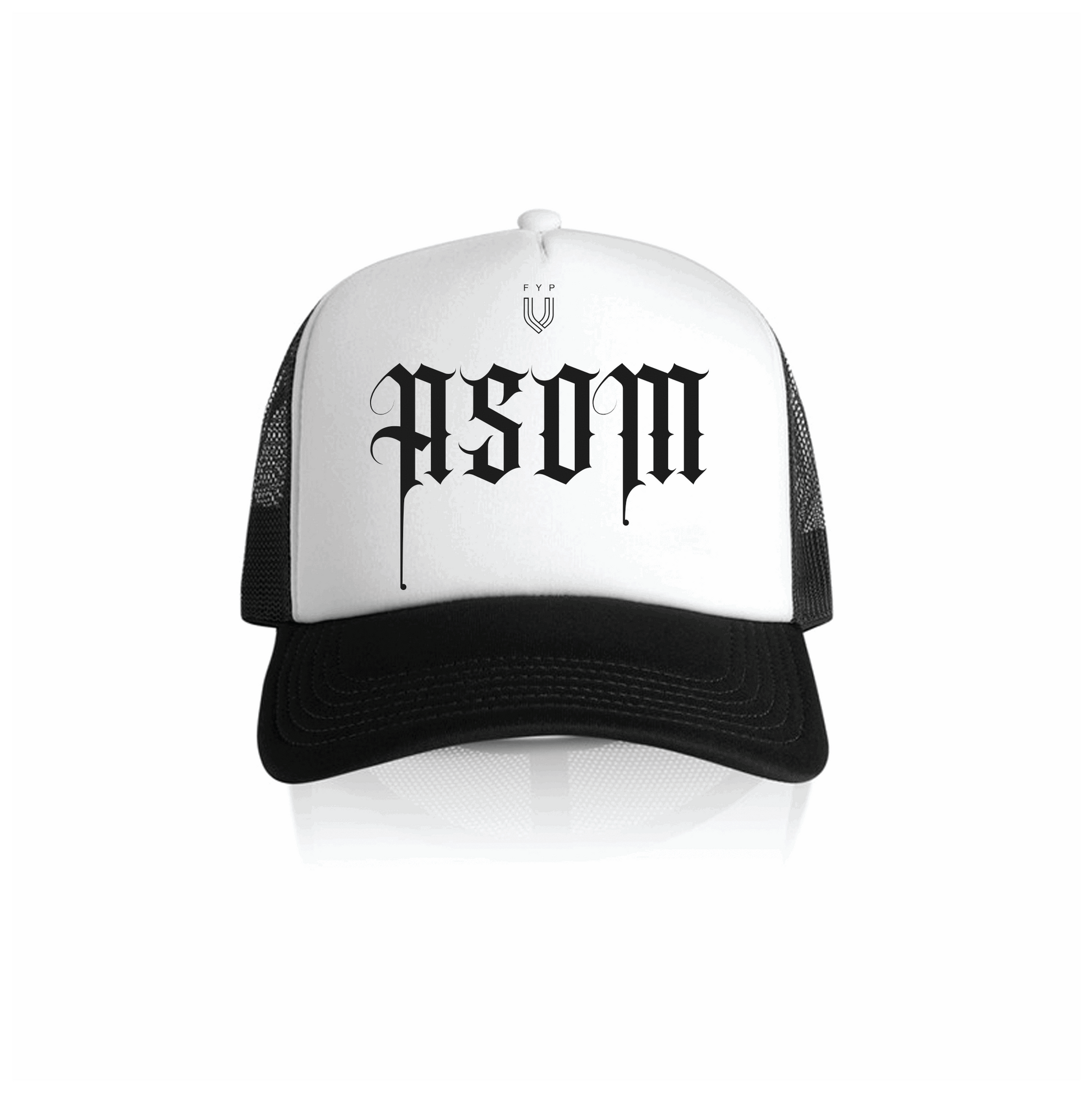 Black & White ASOM Trucker Cap